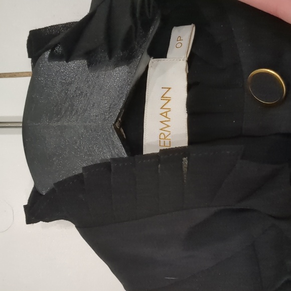 Zimmermann Black Blouse with Gold Button - Picture 3 of 8